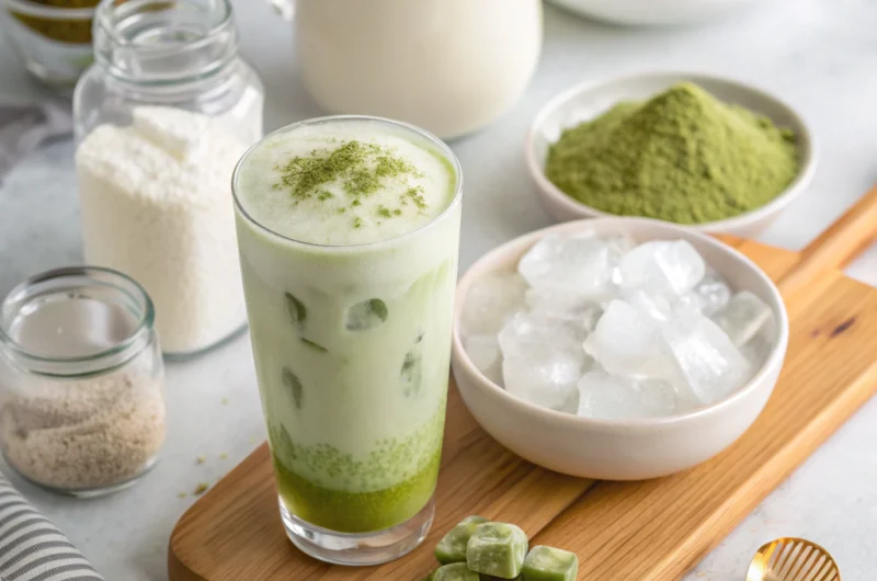 Iced Matcha Latte Recipe (Easy & Refreshing)