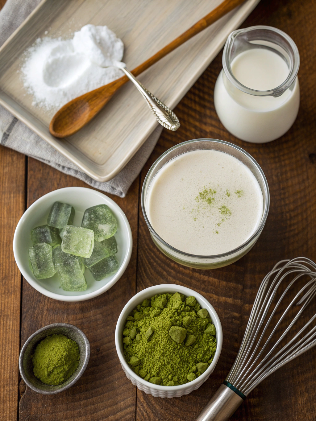 iced matcha latte recipe ingredients