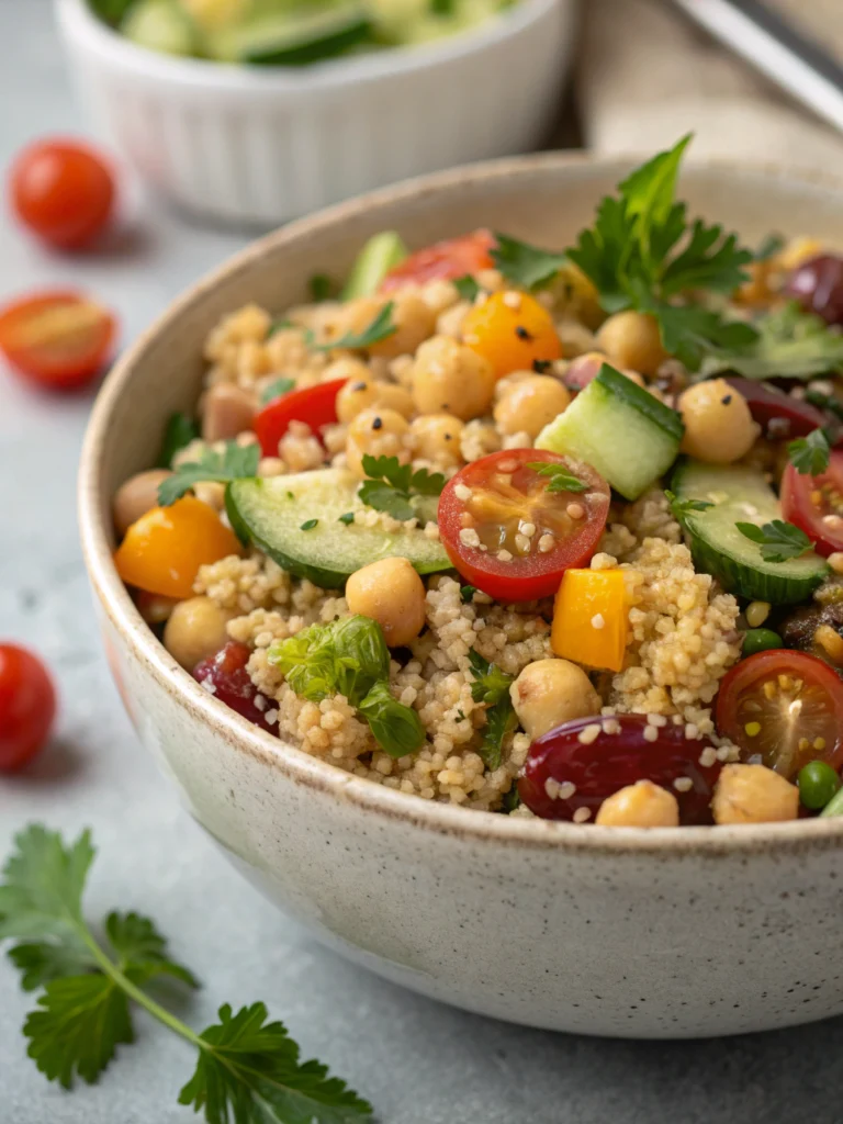 Quinoa Chickpea Salad