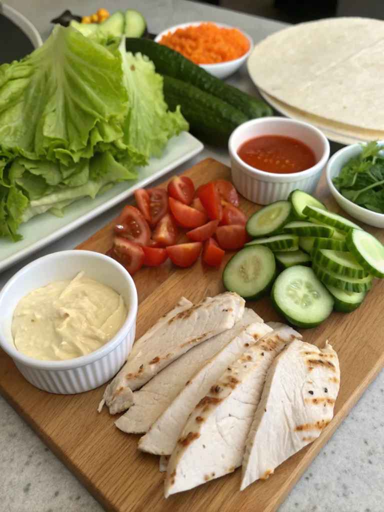 Chicken Wraps ingredients