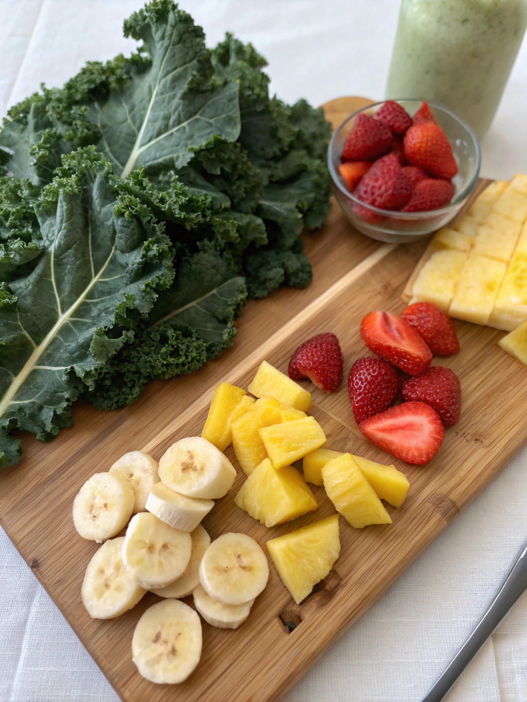 kale smoothie ingredients