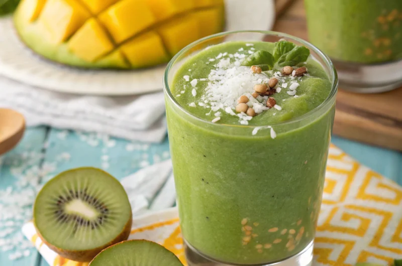 Tropical Green Smoothie (One of the Best Good Smoothie Recipes)