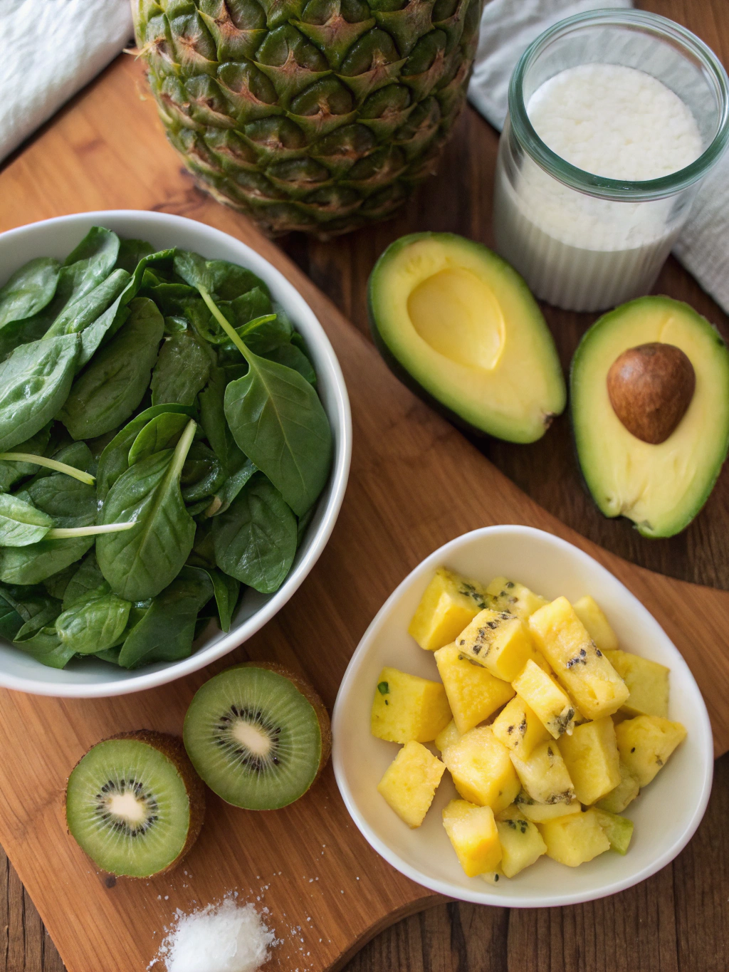 Tropical Green Smoothie ingredients