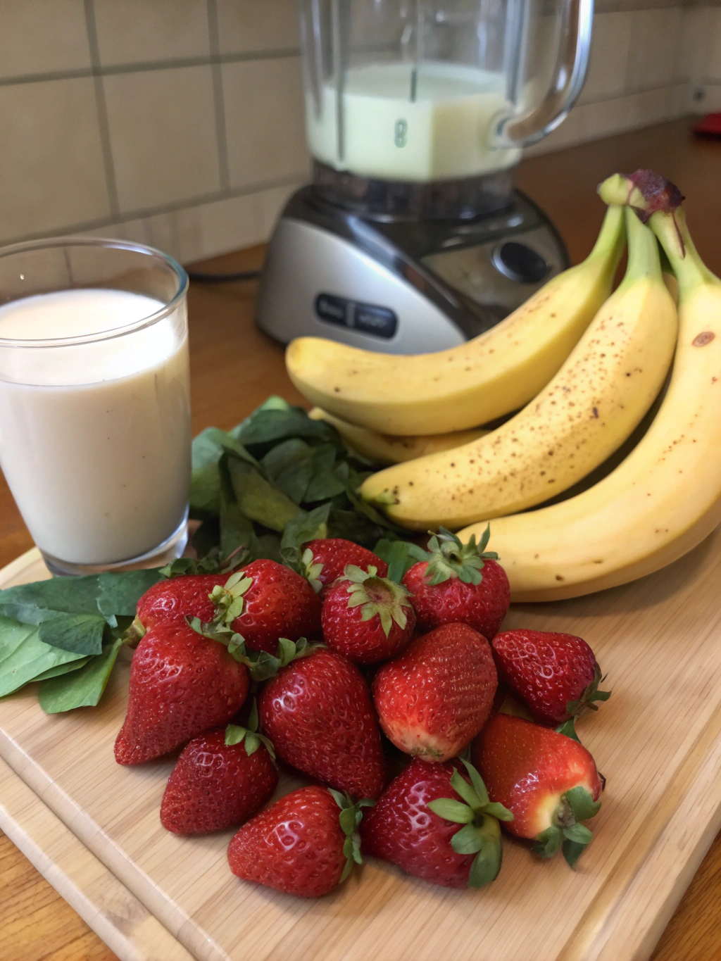 strawberry banana smoothie ingredients