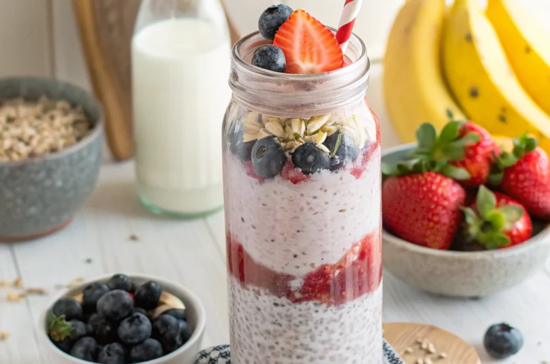 Berry Chia Seed Smoothie