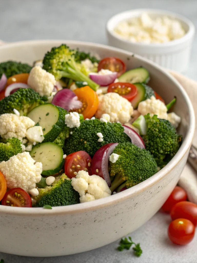 broccoli cauliflower salad