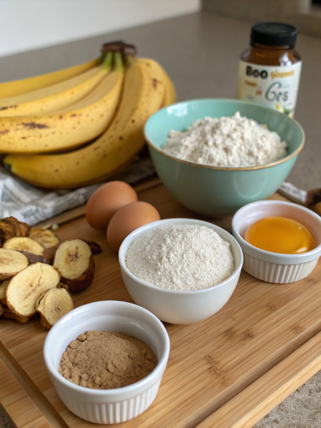 Protein Banana Bread ingredients
