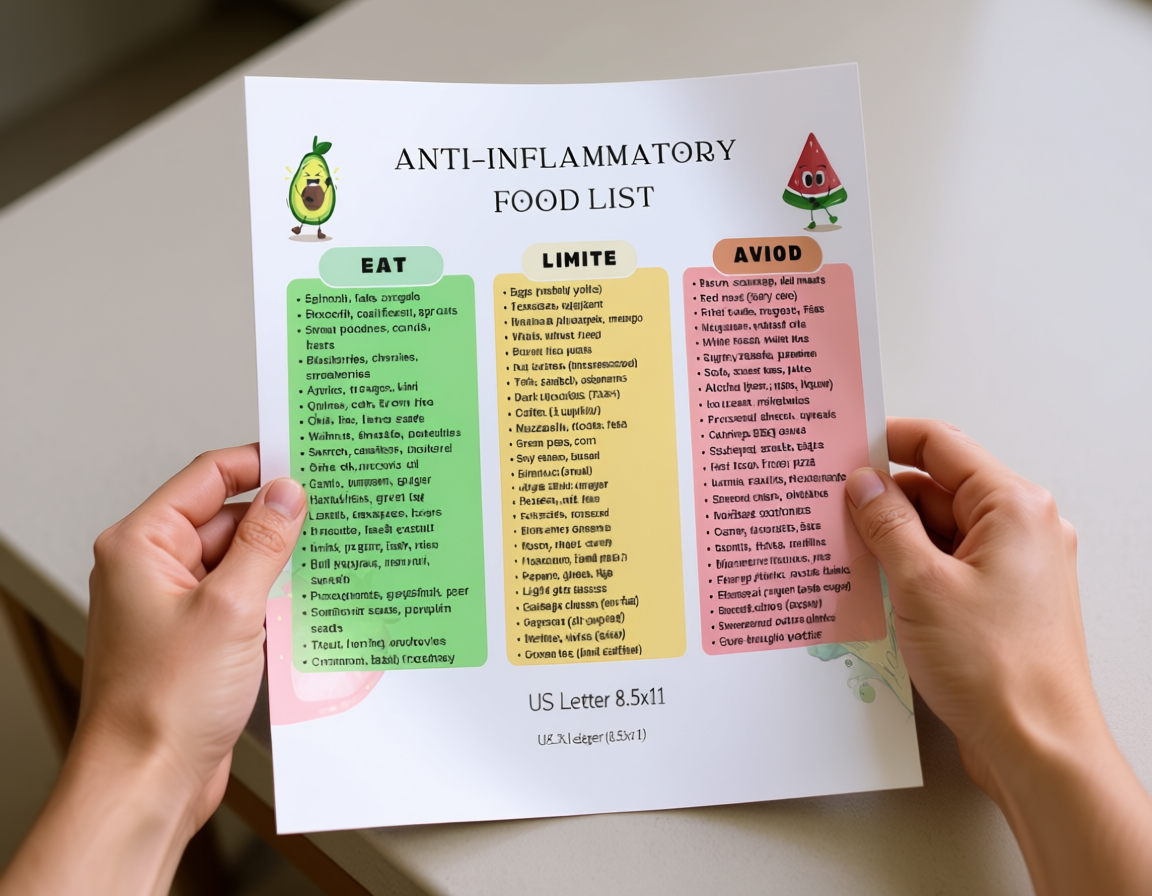anti-inflammatory foods list