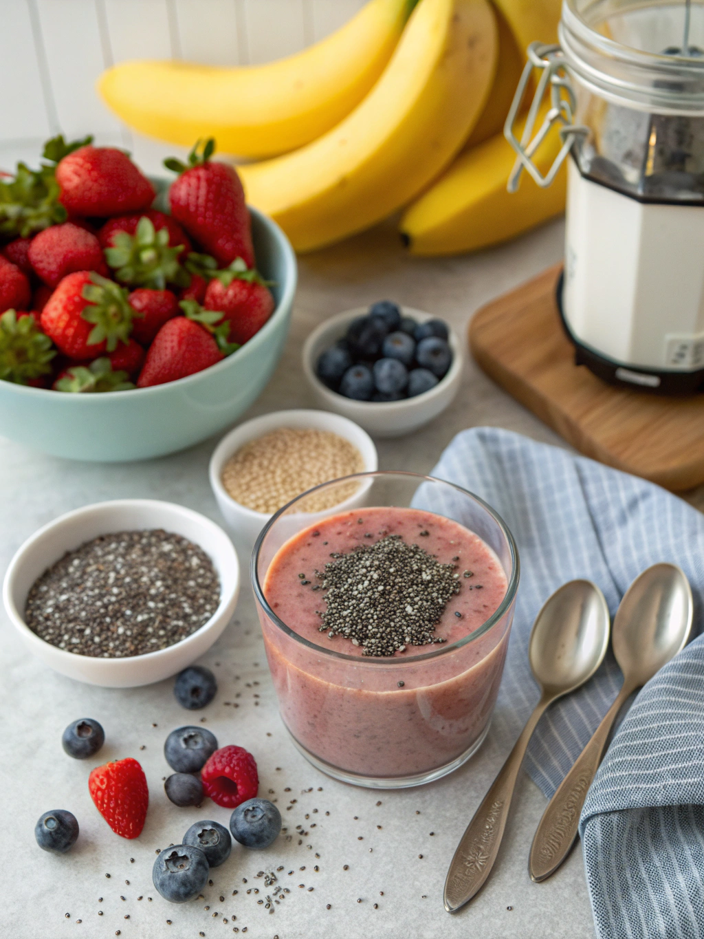 chia seeds in fruit smoothies ingredients