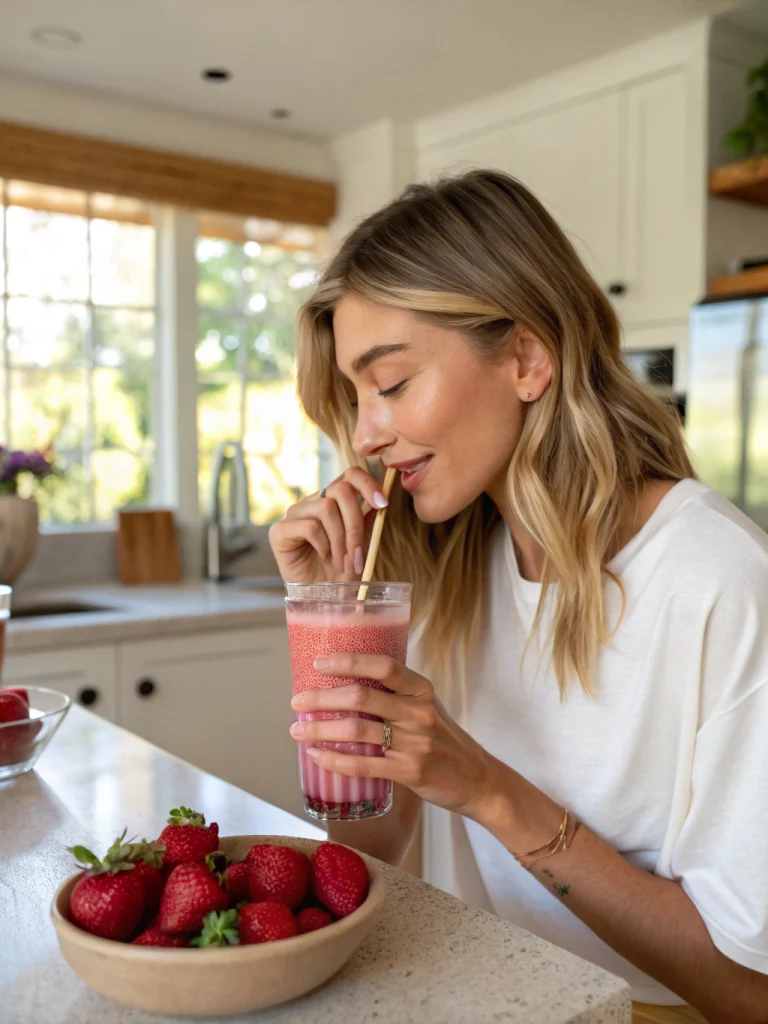 Hailey Bieber Smoothie Recipe