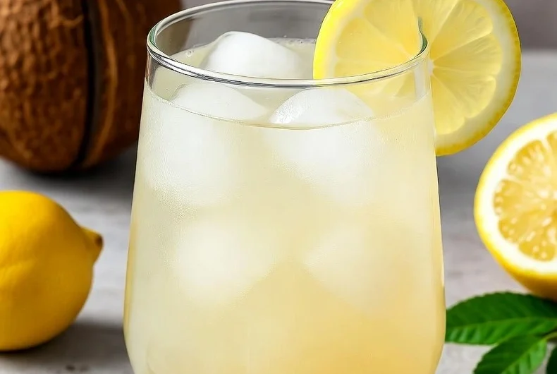 Homemade Electrolyte Drink with Coconut Water & Citrus