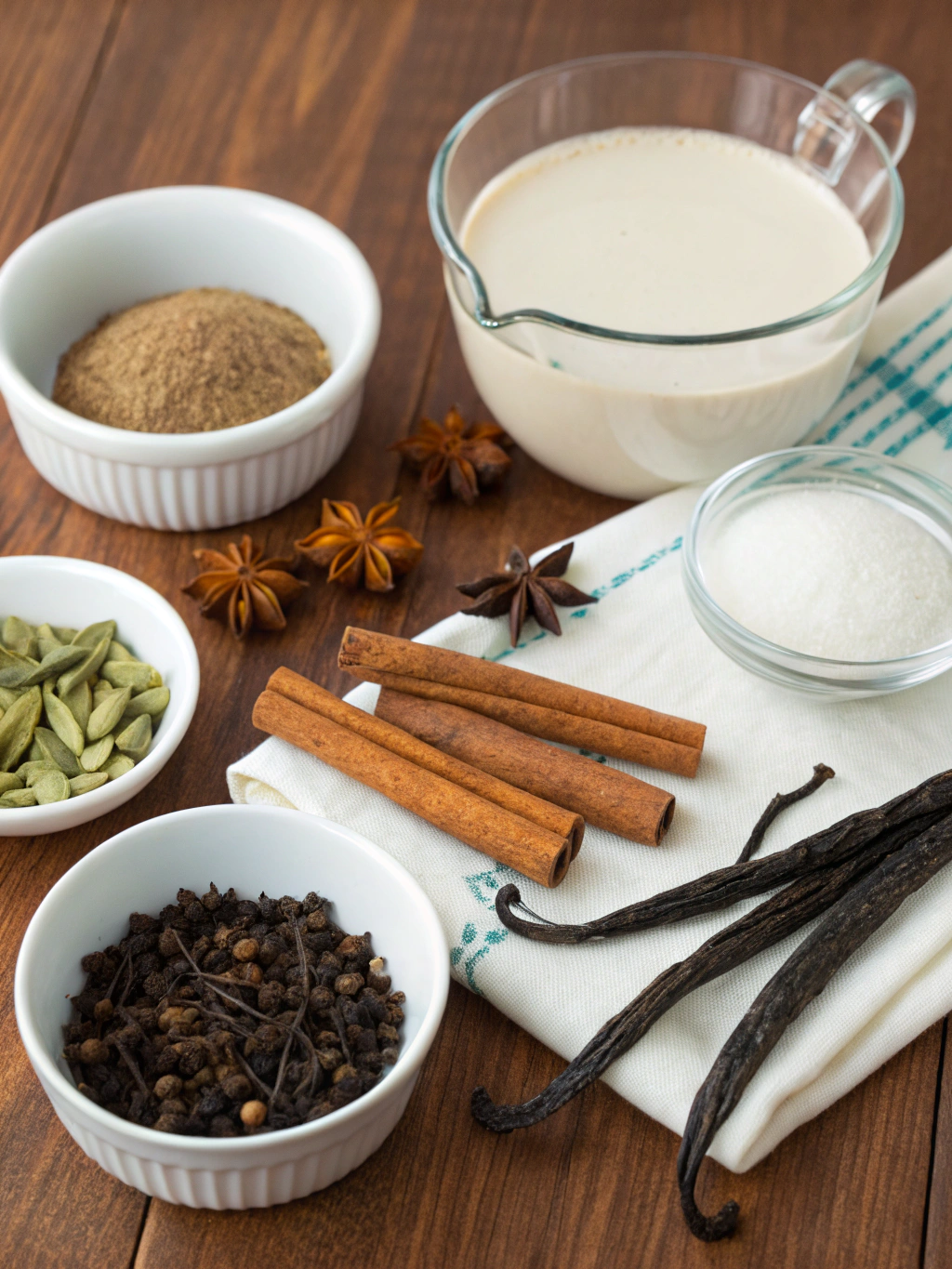 Vanilla Chai Latte ingredients