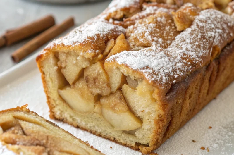 Cinnamon Apple Fritter Bread
