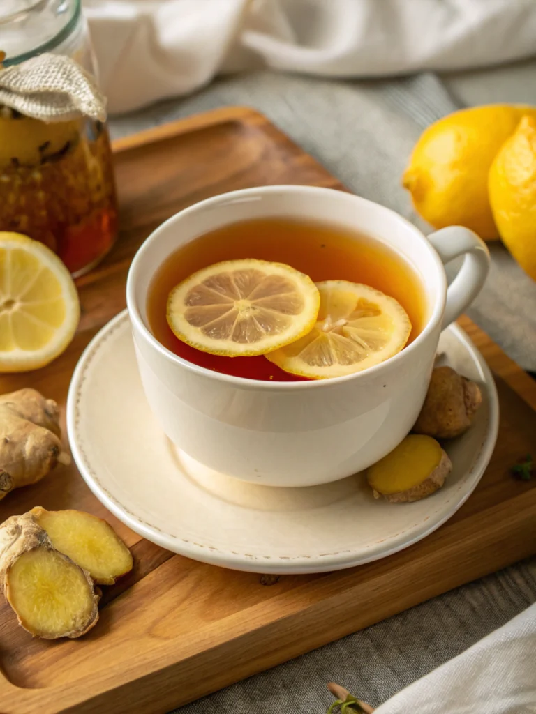 lemon ginger tea