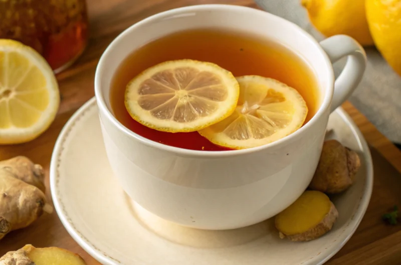 Homemade Lemon Ginger Tea