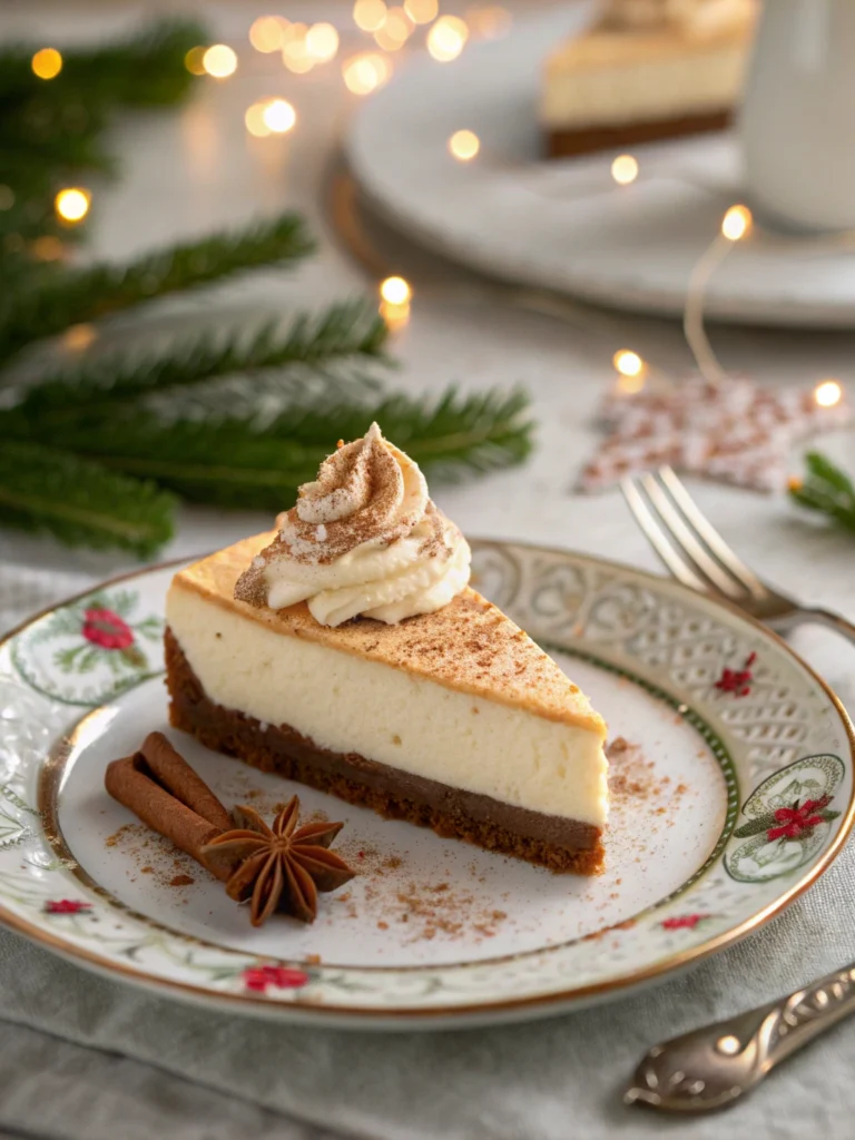 Eggnog Cheesecake